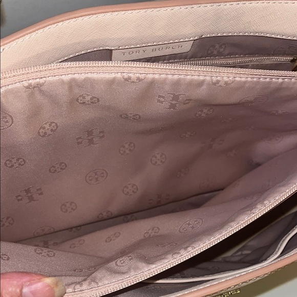 TORY BURCH POWDER PINK MEDIUM YORK BUCKEL TOTE - Picture 15 of 16